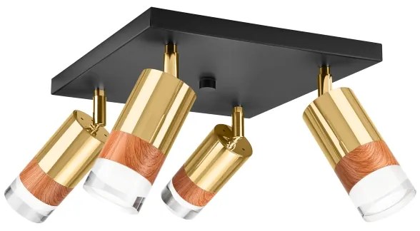 Spotlámpa AURORA 4xGU10/10W/230V