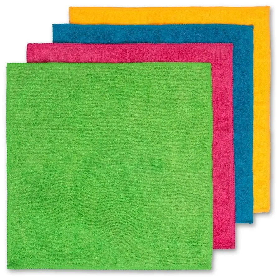 Mikroszálas törlőkendő szett 4 db-os 30x30 cm Colors - Vileda