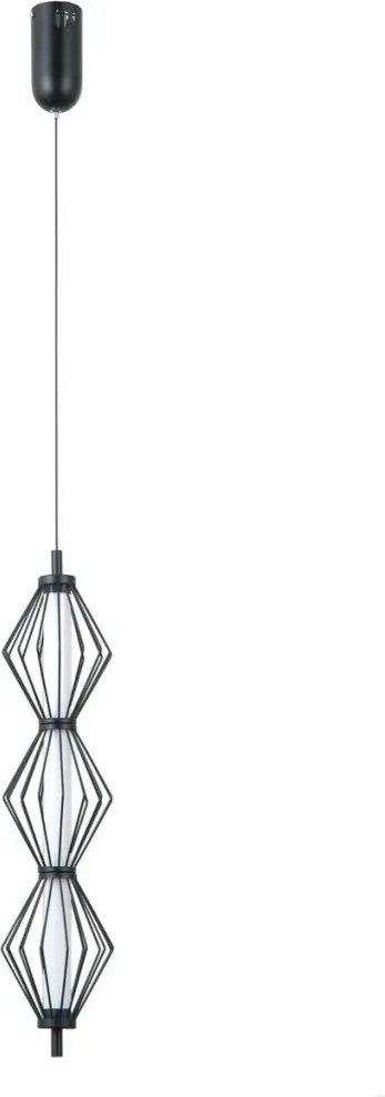 ITALUX PND-34403-3V-BK SEVIL Egyágú Függesztett Lámpa Fém LED IP20