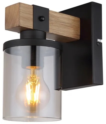 Brilagi - VISTA fali lámpa 1xE27/60W/230V tölgy