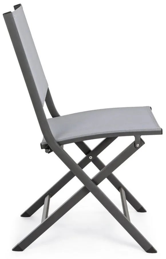 Szürke fém kerti szék Elin – Bizzotto