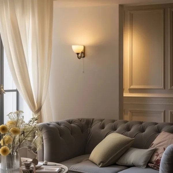 Brilagi - Fali lámpa CLASSIC 1xE27/60W/230V réz