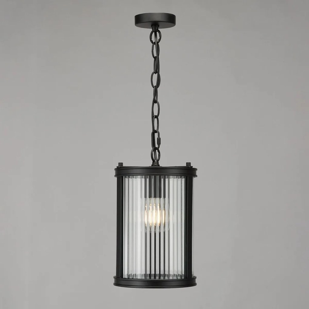 Dar Lighting glamour modern függeszték bianka matt fekete darbia0122