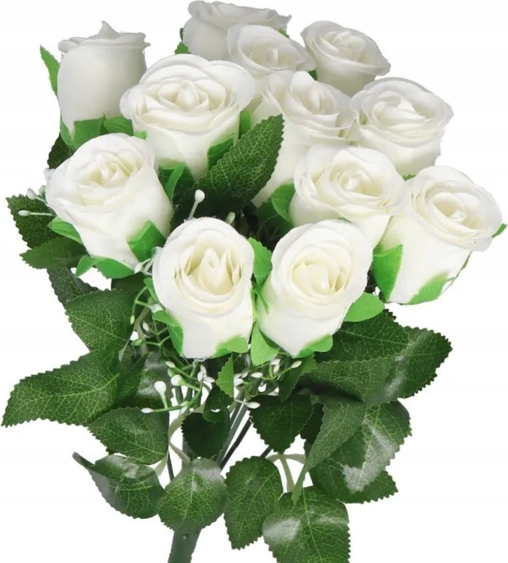 Művirág Növények Rózsa Csokor Sűrű XXL