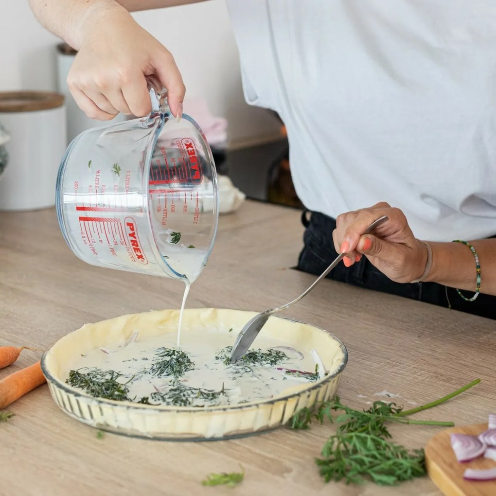 Pyrex üveg mérőpohár 1 l, 16 x 11 cm, 16 x 11 cm, 1000 ml