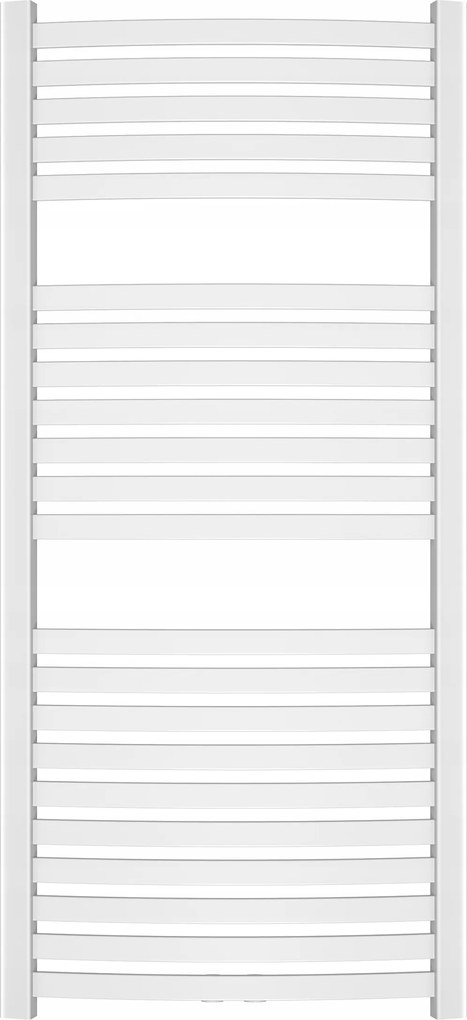 Fehér létra radiátor fürdőszobába