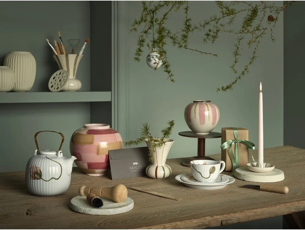 Fehér porcelán csésze 380 ml Hammershøi Poppy – Kähler Design