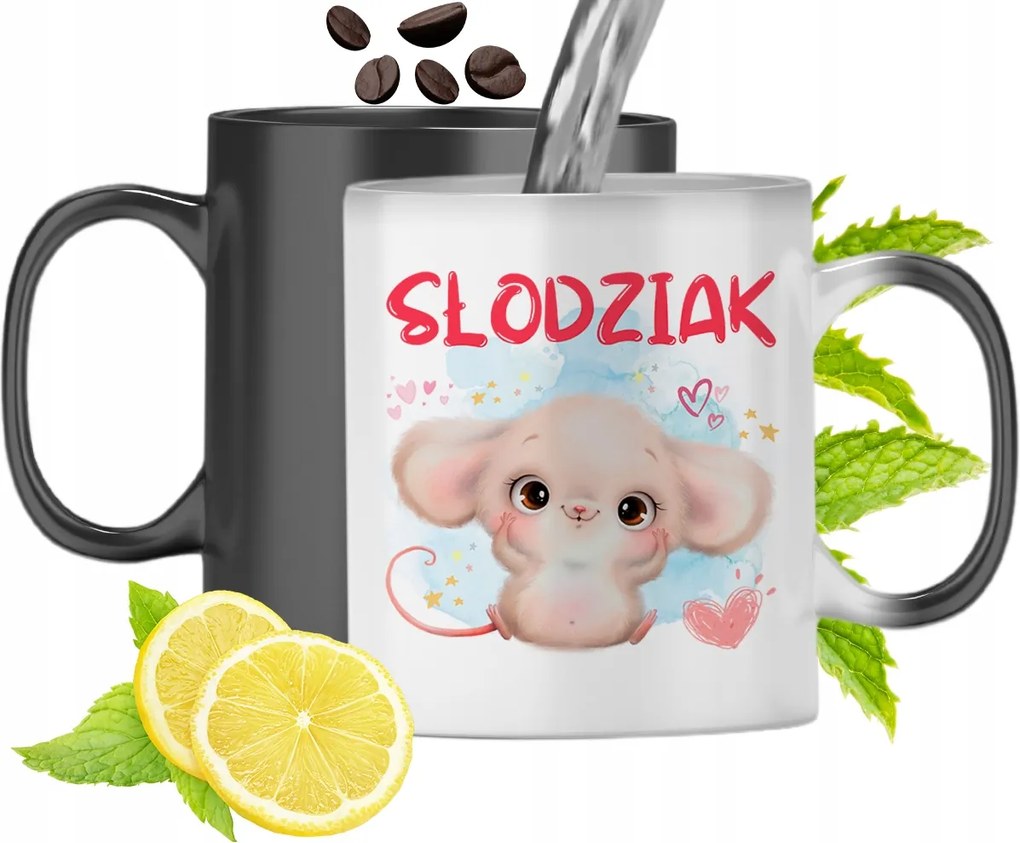 Mágikus Bögre Egérrel Színváltó Egér fényképes nyomtatással