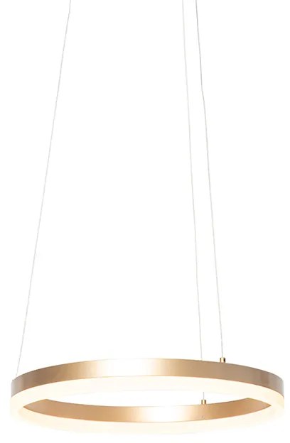 Design függőlámpa arany 40 cm LED-del, 3 fokozatú fényerőszabályzóval - Anello