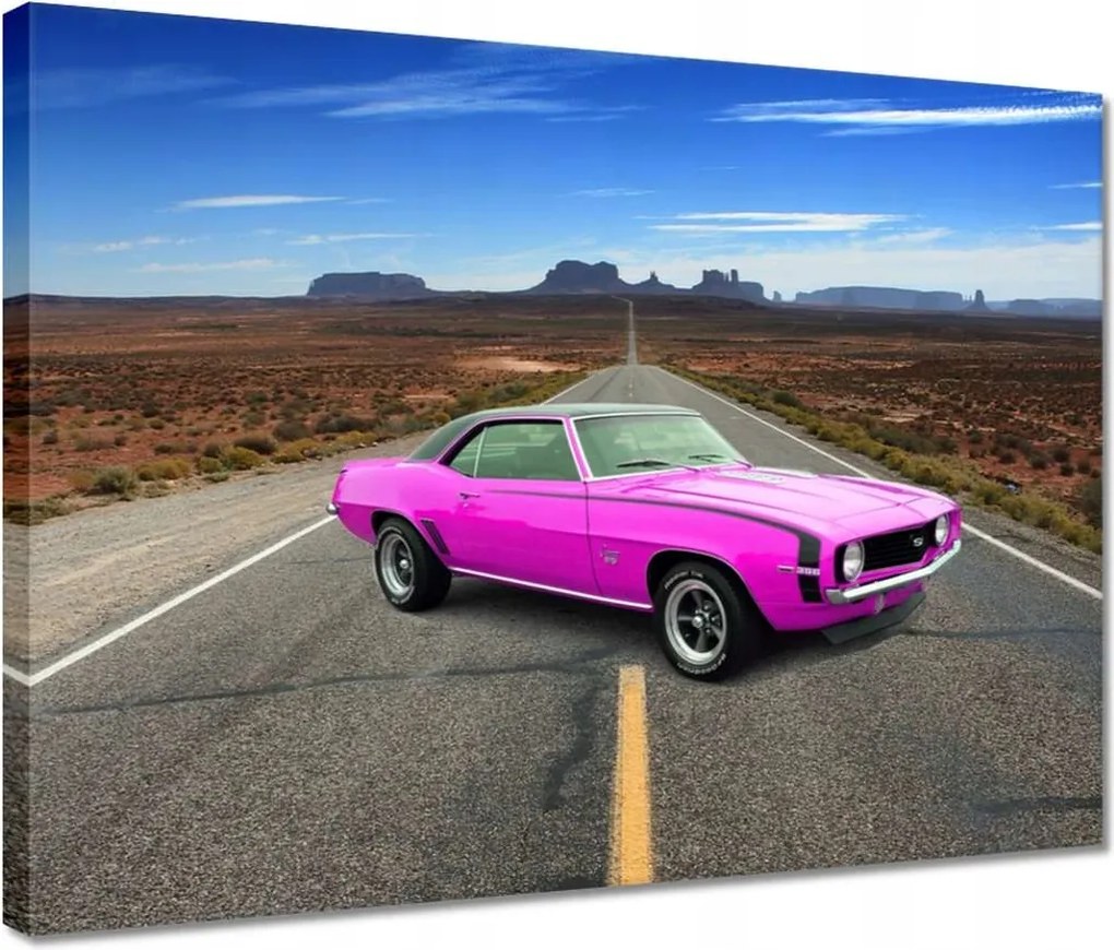 Vászonkép 40x30 Rózsaszín Chevrolet Ss