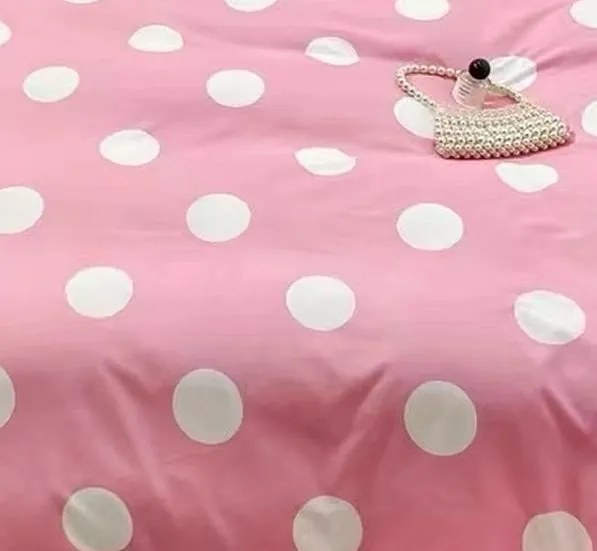 Homa PUNTS PINK 7 részes ágynemű 140x200 cm