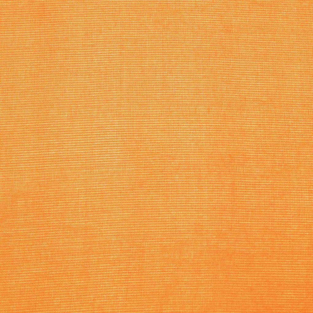 2 db narancssárga fátyolfüggönyök rojtokkal 140x225 cm