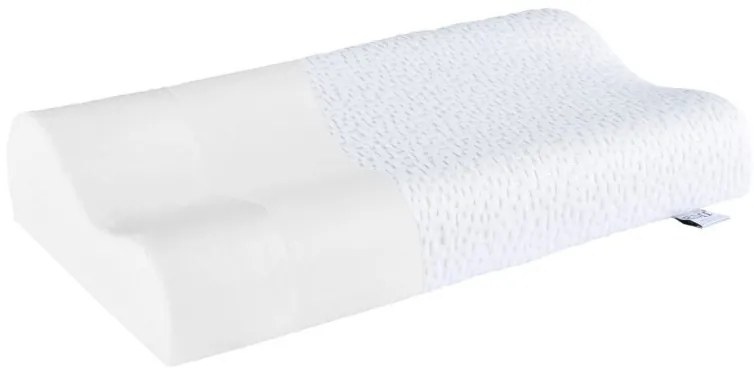EMI memóriahabos anatómiás fehér párna vagy párnahuzat 31x50x11 cm, Anatómiai párna