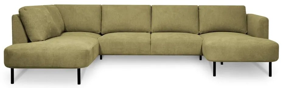 Mustársárga sarokkanapé (bal oldali-U alakú) Hero – Scandic