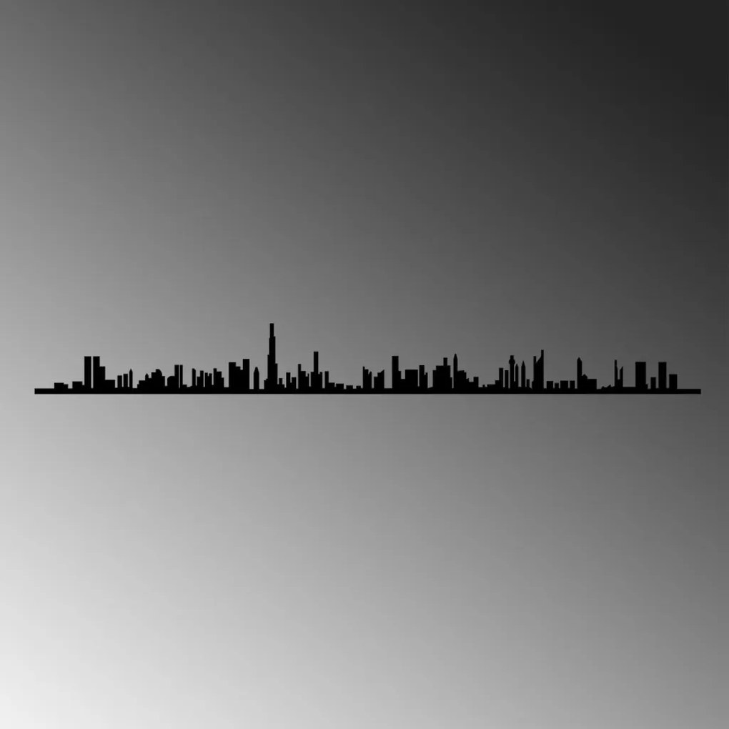 Dubai fém fali dekoráció, 120×13 cm