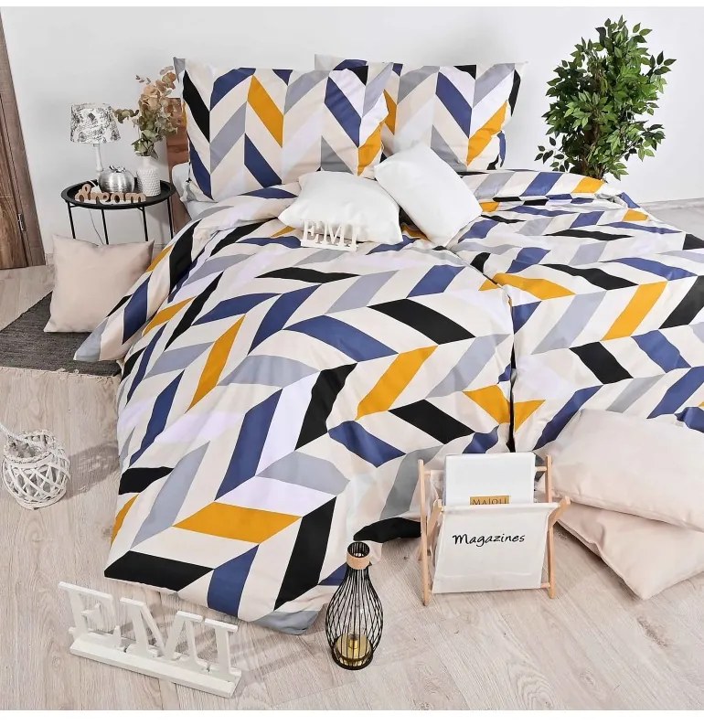 EMI Bakum pamut ágyneműhuzat, A standard egyszemélyes ágy szett tartalma: 1x 140x200 + 1x 70x90