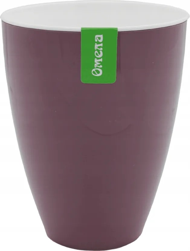 Műanyag önöntöző kaspó sötétlila d=12