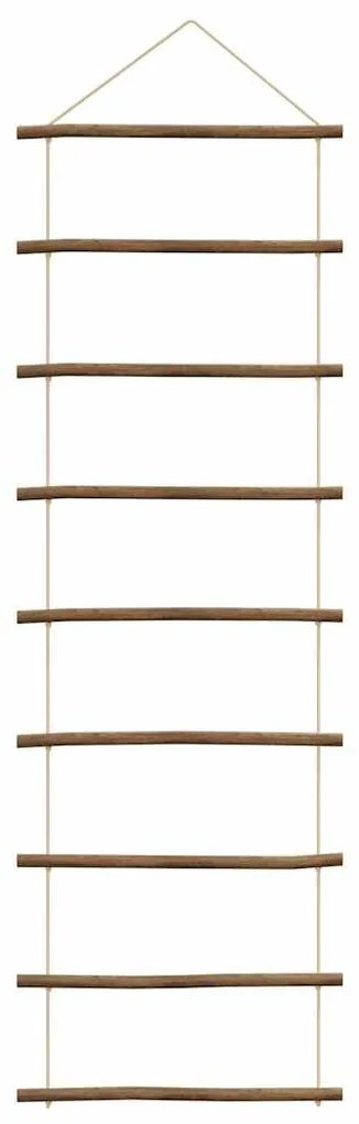 Fali dekorációs létra formájú 50x150 cm Természetes ág
