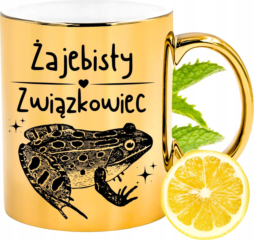 Arany csillogó bögre szakszervezeti ajándék fényképes nyomtatással