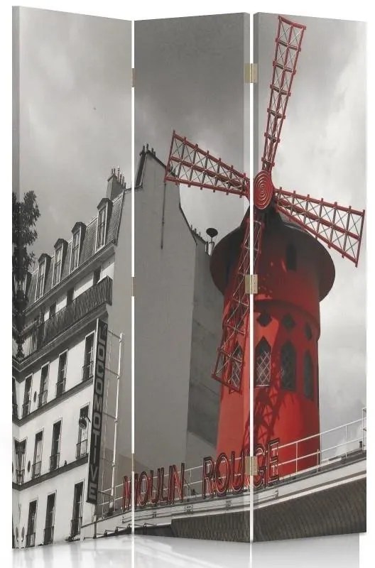Gario Paraván Moulin Rouge Méret: 110 x 170 cm, Kivitelezés: Klasszikus paraván