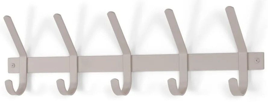 Szürkésbarna fém fali fogas 70 cm Dexter – Spinder Design