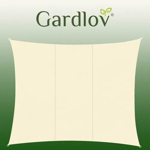 Napellenző vitorla 4x3m - bézs Gardlov 23144