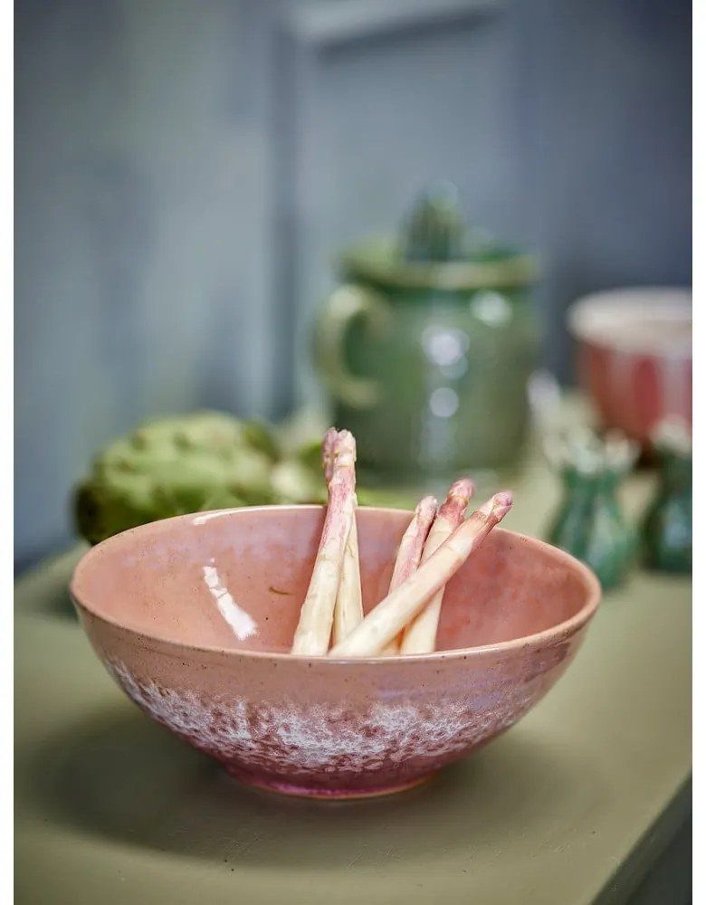 Lazacszínű kőedény tálka szett 4 db-os 890 ml Darlene – Bloomingville