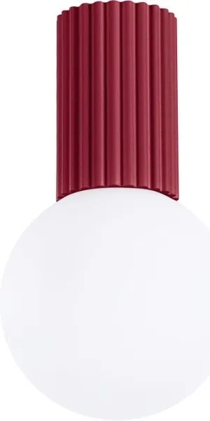 Sollux SL.1748 - Fürdőszobai mennyezeti lámpa HALO 1xG9/8W/230V IP44 piros