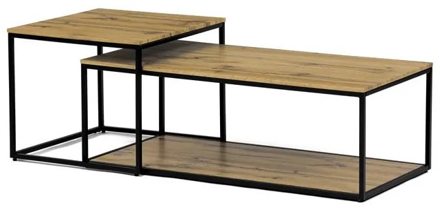 Dohányzóasztal 100 × 50 × 35 cm MDF vadtölgy CT-X7123 OAK
