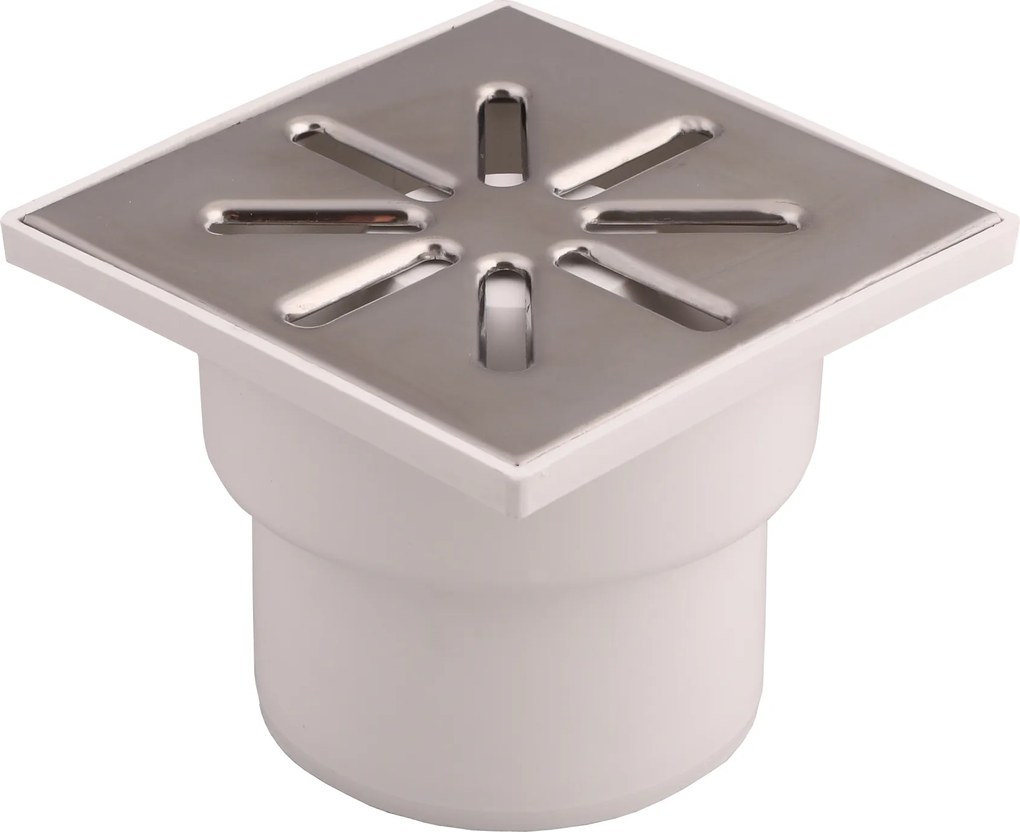 Szennyvízrács 15x15cm Lefolyó Alsó Ø110 Aquer