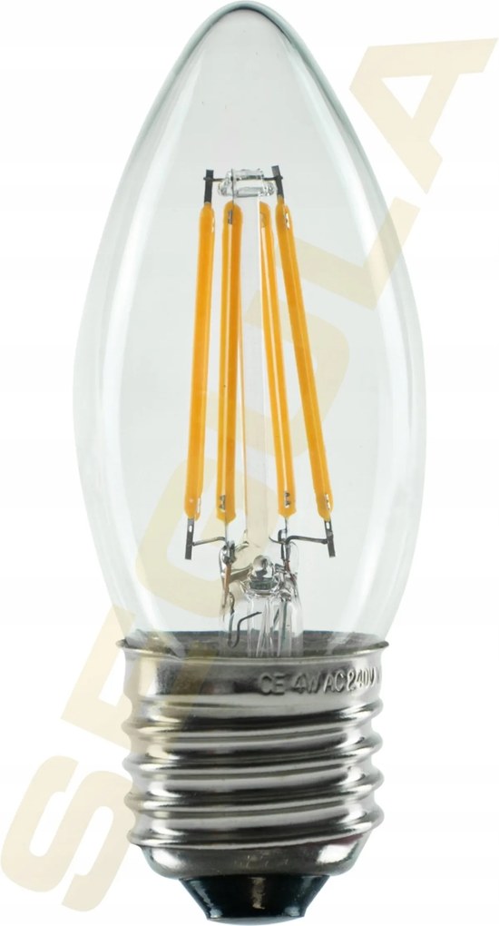Segula 55314 Led gyertya, átlátszó E27 3,2 W (26 W) 270 Lm 2700 K