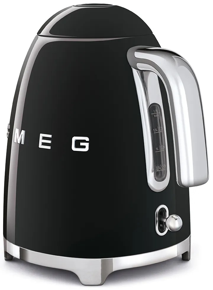 50's Retro Style vízforraló 1,7l fekete - SMEG