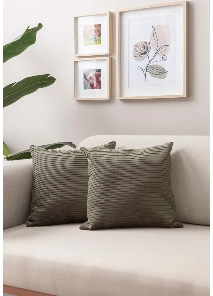 Kordbársony párnahuzat szett 2 db-os 43x43 cm – Mioli Decor