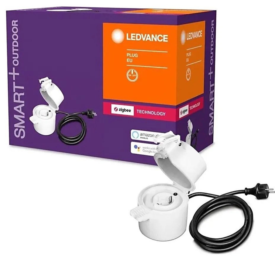 Ledvance - Intelligens kültér aljzat SMART+ 3680W/230V/Típus F/SCHUKO 16A IP44