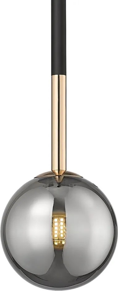 ZUMA LINE P0574-01F-SDFZ ARCTURUS Egyágú Függesztett Lámpa Fém G9 IP20