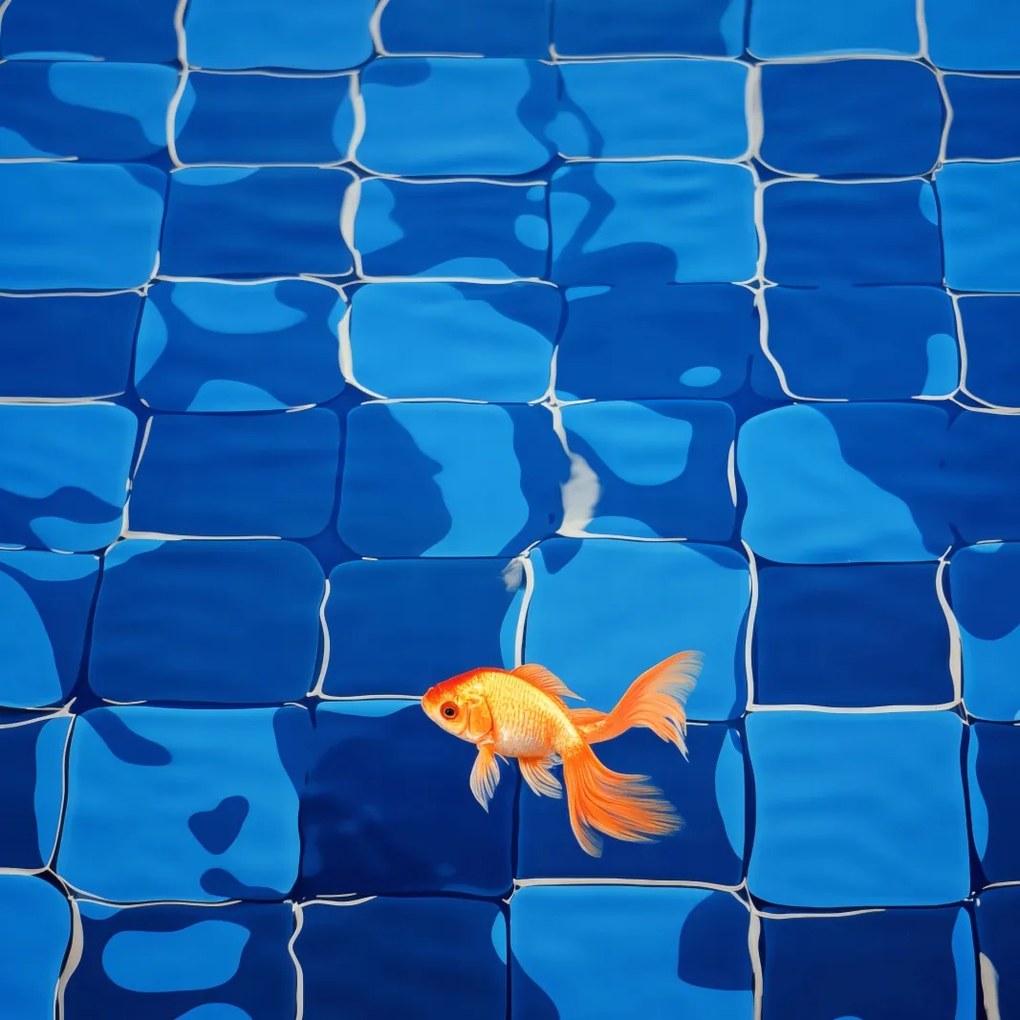 Poszter 100x100cm Arany Magány Halbőrben