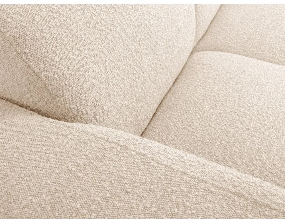 Bézs buklé sarokkanapé (variálható-L alakú) Molino – Micadoni Home