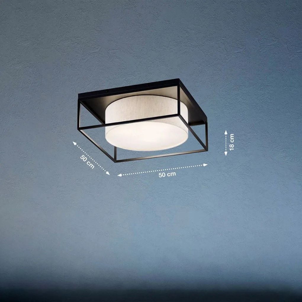 Fischer&Honsel Carre 21327 Plafonlámpa 3x25W/E14 IP20