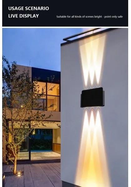 Immax 08491L - LED napelemes fali lámpa szenzorral LED/2W/5V IP54