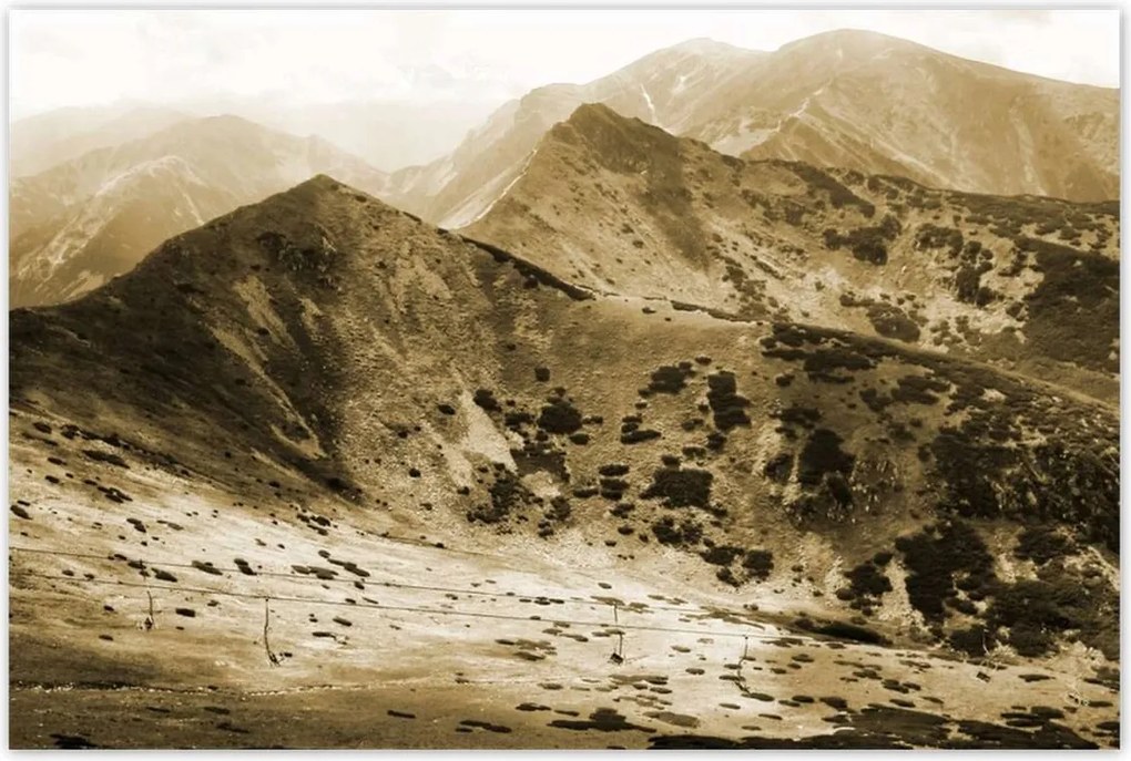 Poszterek 120x80 Tátra Lengyel hegyek Kilátás