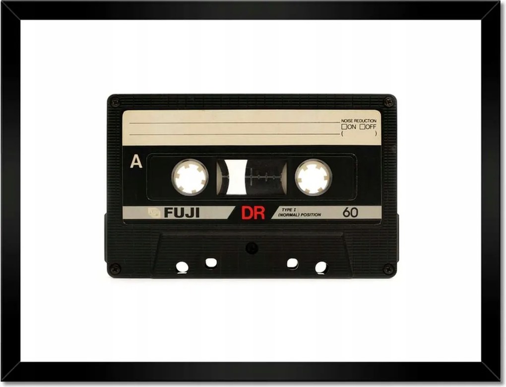 Poszterek keretben 40x30 Magnó kazetta