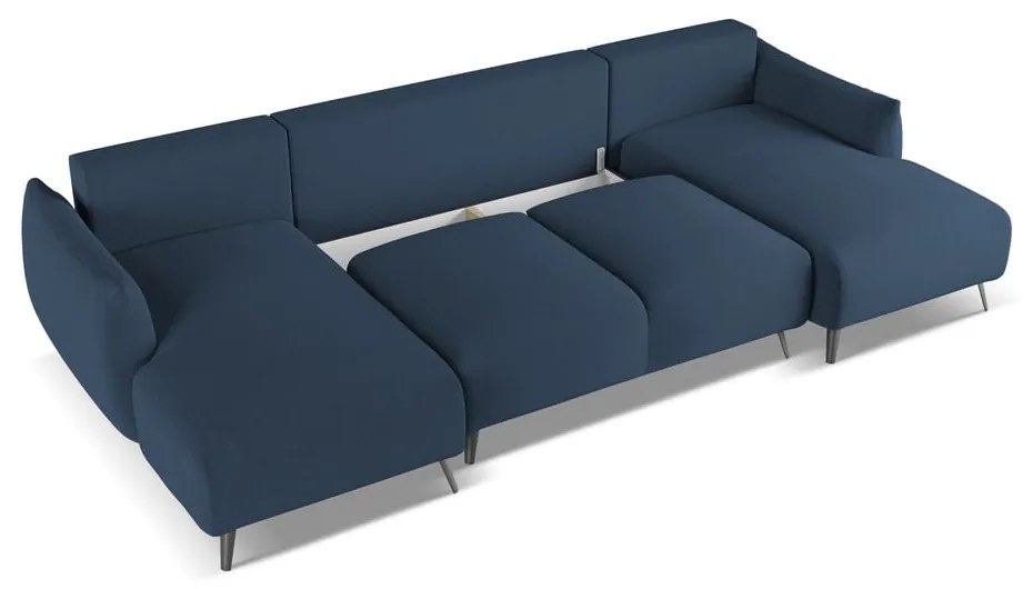 Kék sarokkanapé Malie – Makamii