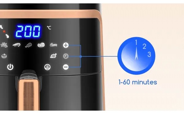 Aigostar - Forró levegős sütő 7l 1900W/230V