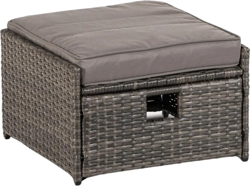 Kerti bútor szett szürke színben – DELGADO