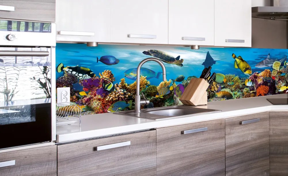 FISH öntapadós konyhai poszter, 260x60 cm