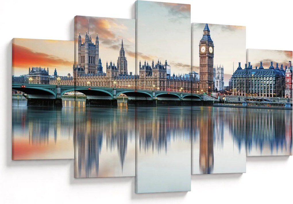 Kép - a Parlament londoni házai (150x105 cm)