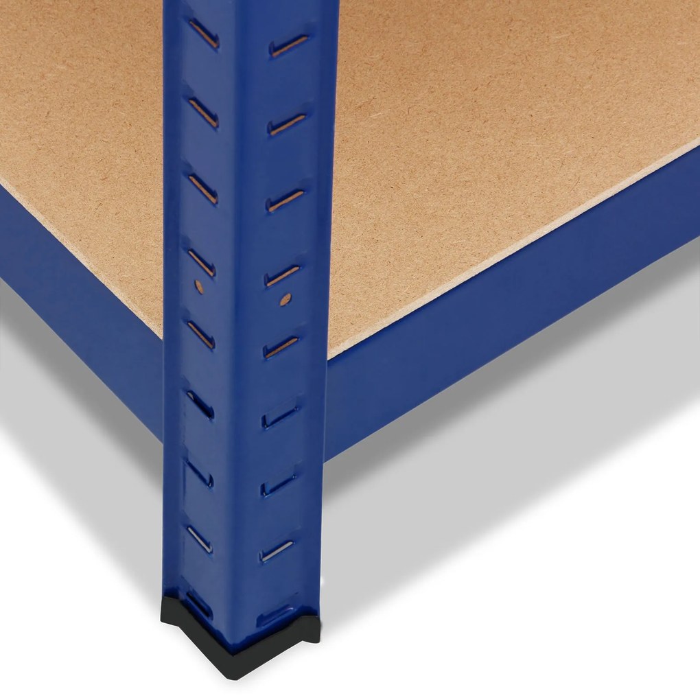 monzana® Polcos állvány 180x90x40 cm - kék
