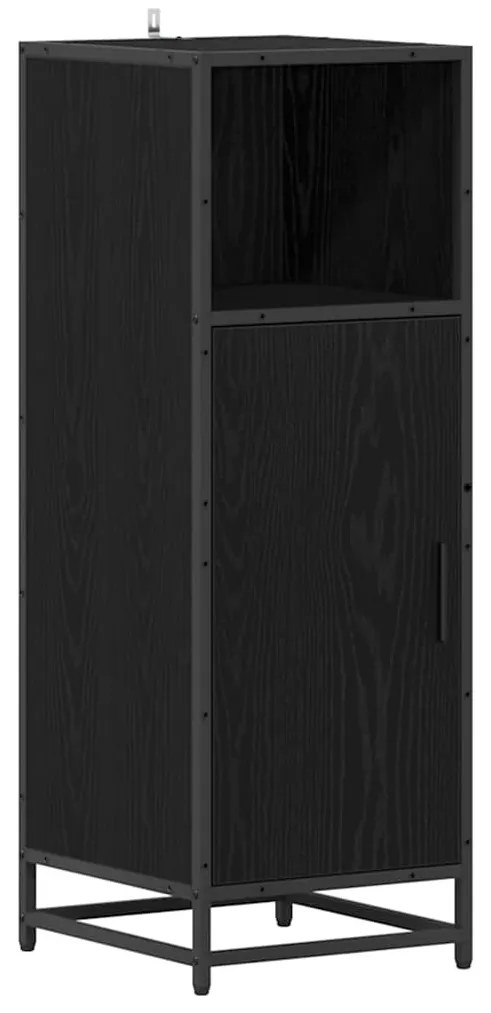 Fürdőszoba bútor szett 4 pcs Musta tammi 90 x 33 x 60 cm