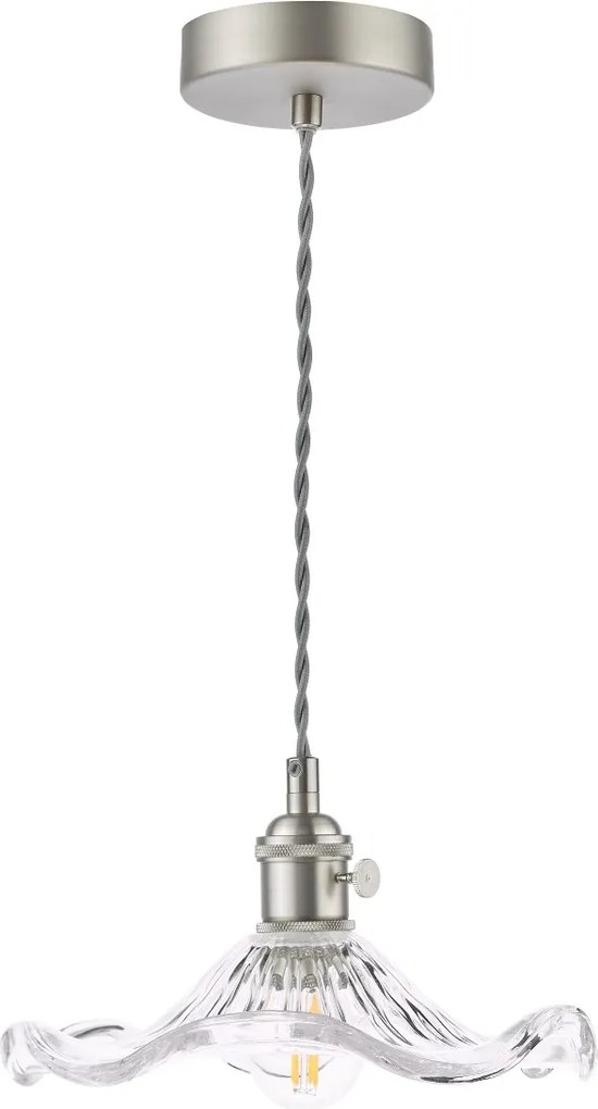 Dar Lighting modern függeszték hadano antik króm darhad0161-12