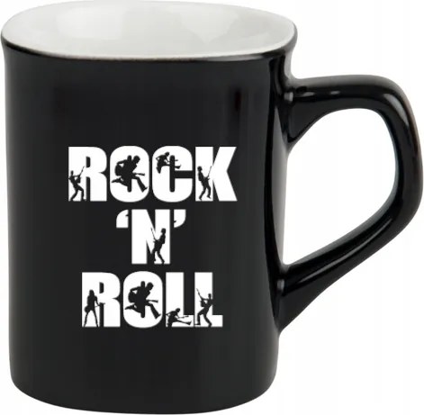 Kerámia bögre 250 ml rock nyomat Rock n roll különböző színek